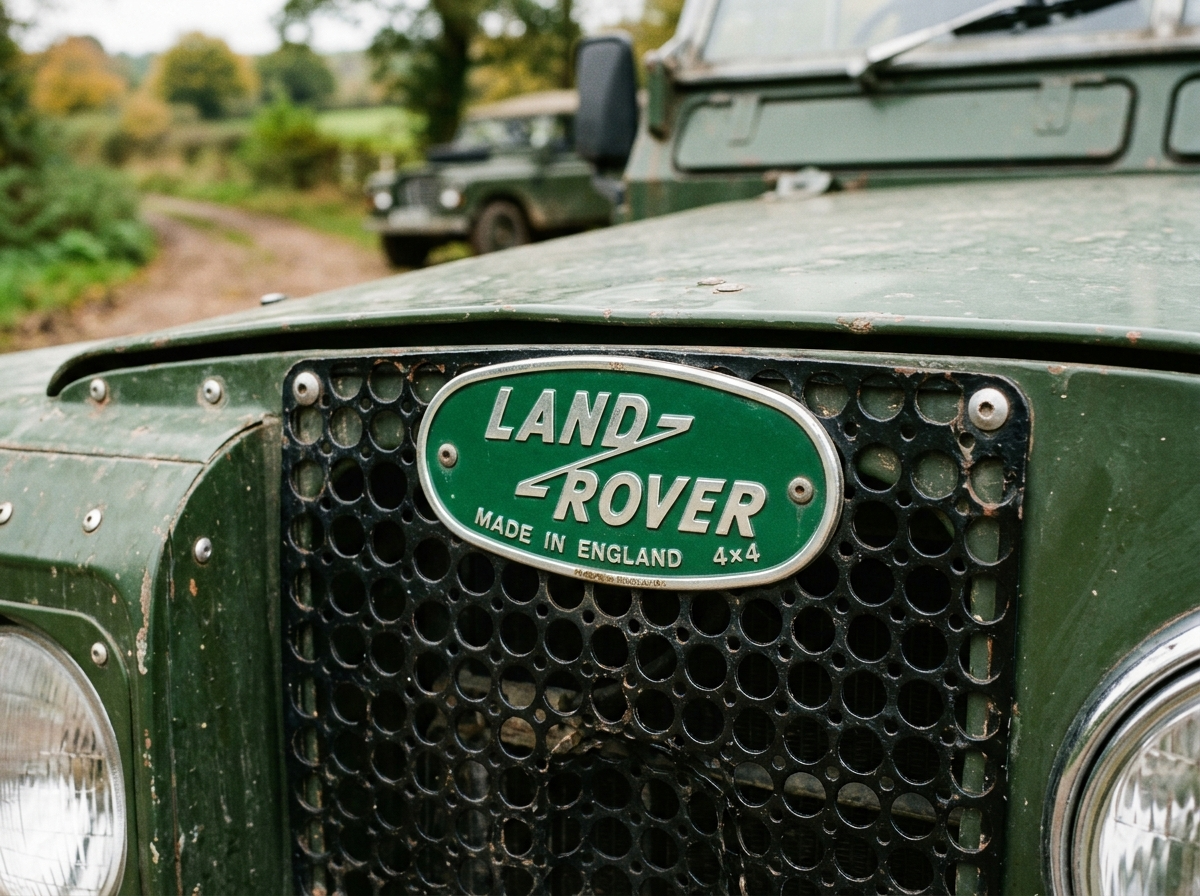 Land Rover oval green logo brand emblem